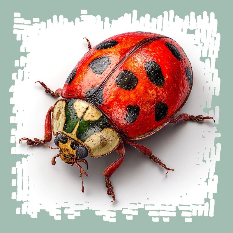 Red Ladybug Pattern Shirt