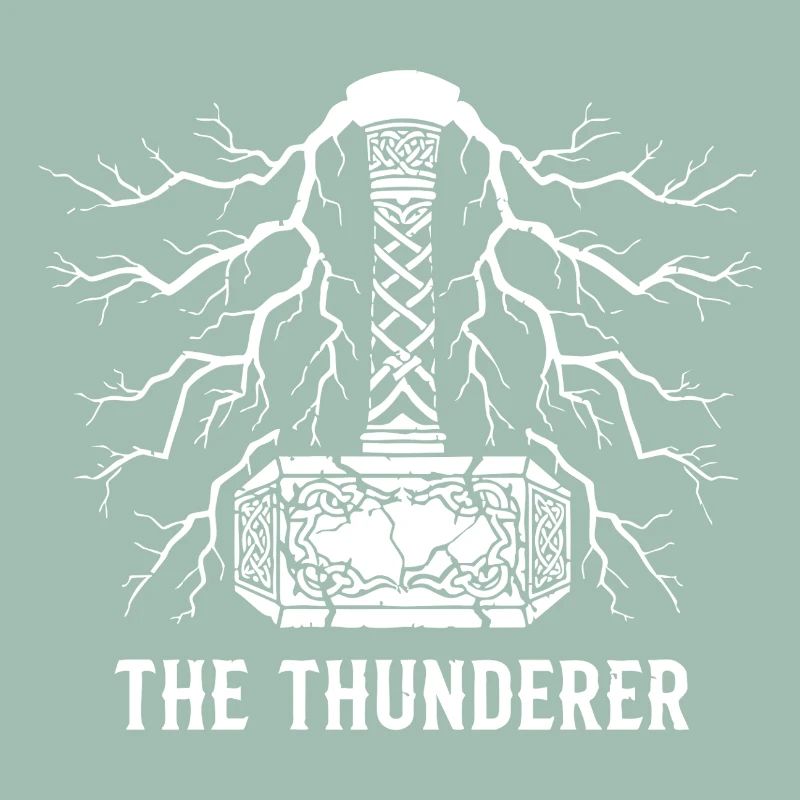The Thunderer Thor's Hammer Mjölnir Lightning