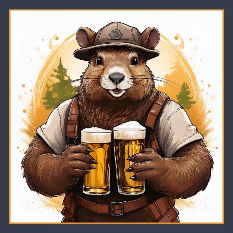 Biber mit Bier