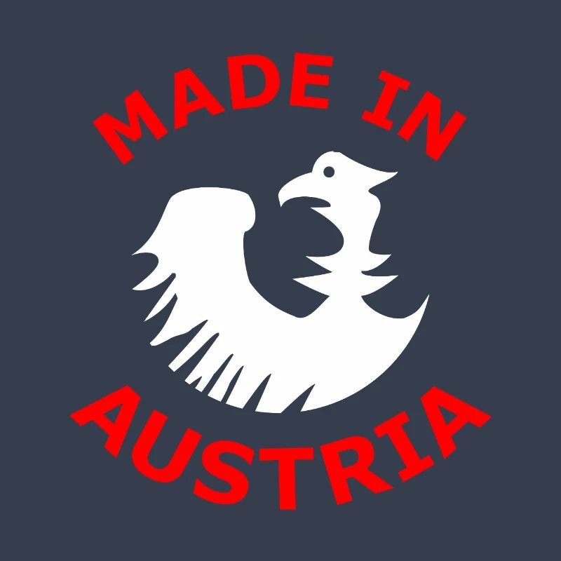 Made in Austria Eagle Logo Silhouette
