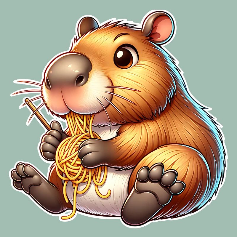 Pâtes à capybara
