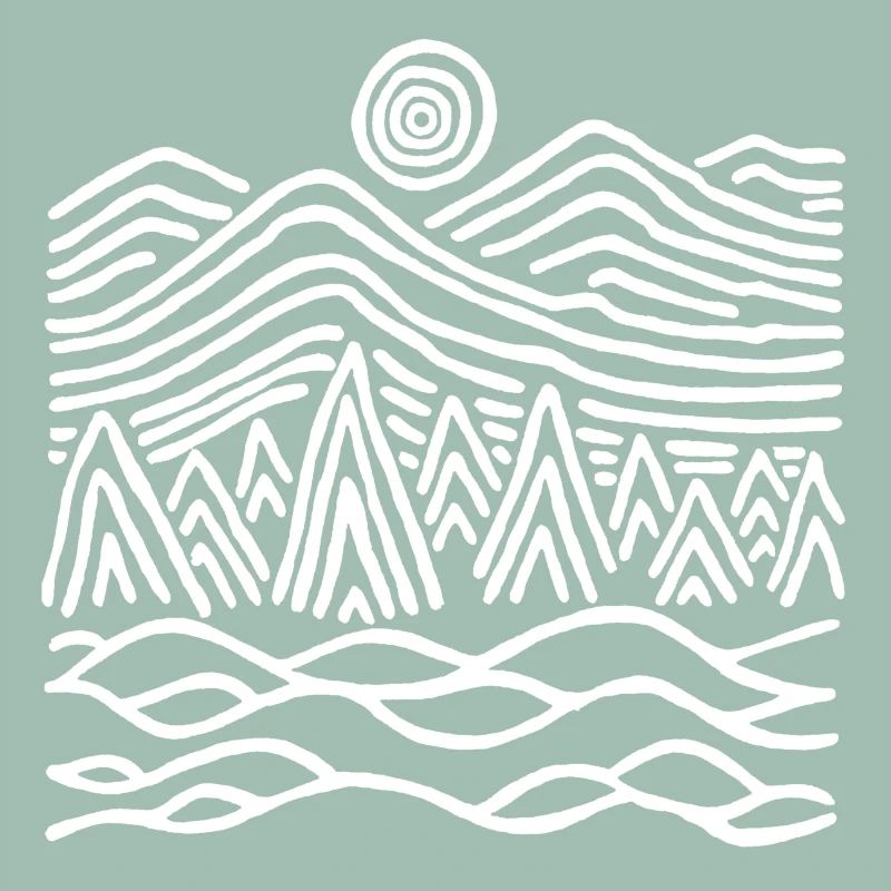 Paysage blanc étrange