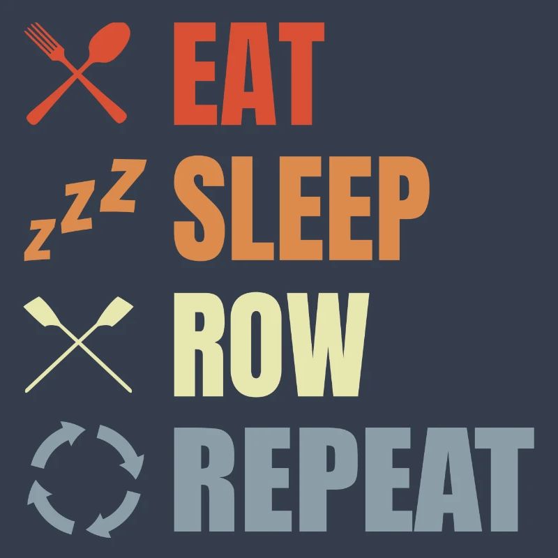 Eating, sleeping, rowing, repeating