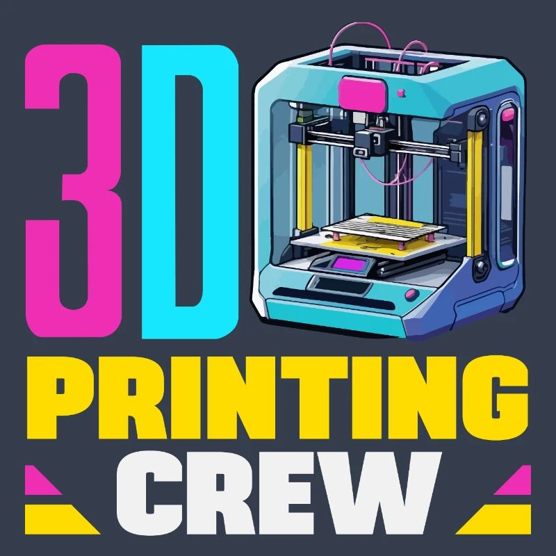 3D Printing Crew Maker Space Robotics Team Funny
