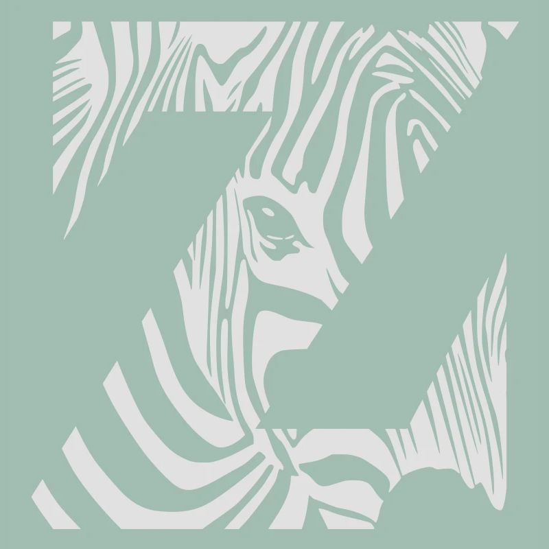 Zebra Mix Mono White