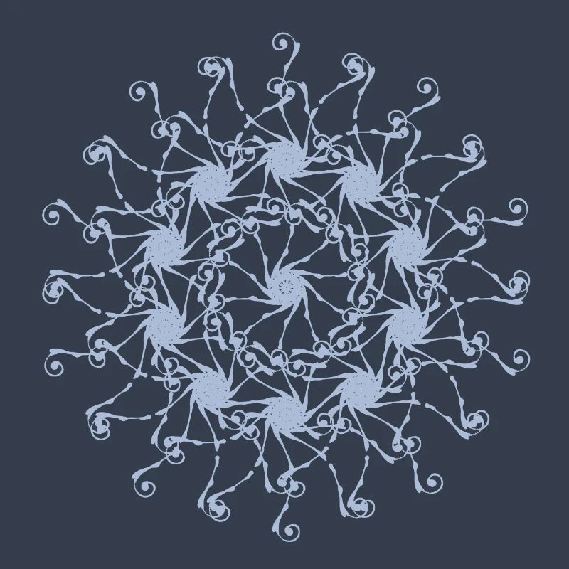 Mandala | Random patterns rotated