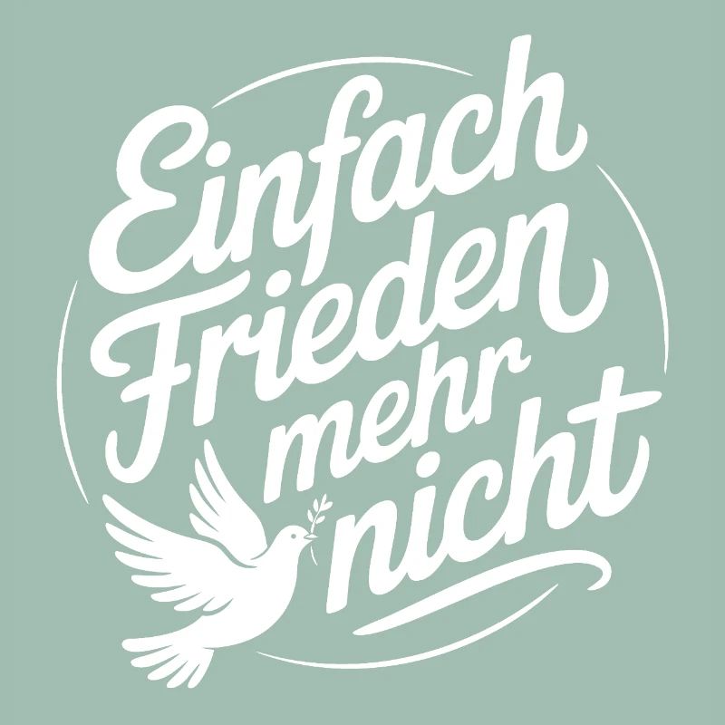 Friedensbotschaft mit Friedenstaube | Peace Design