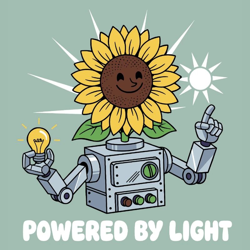 Sunflower Robot Light Ideas