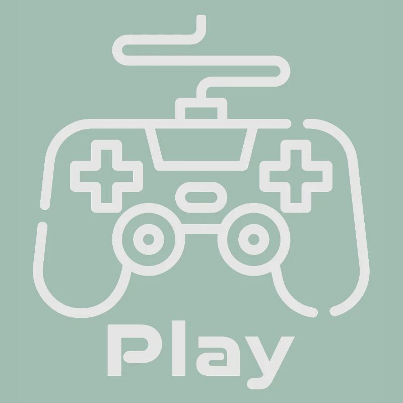Retro Gaming Controller Illustration