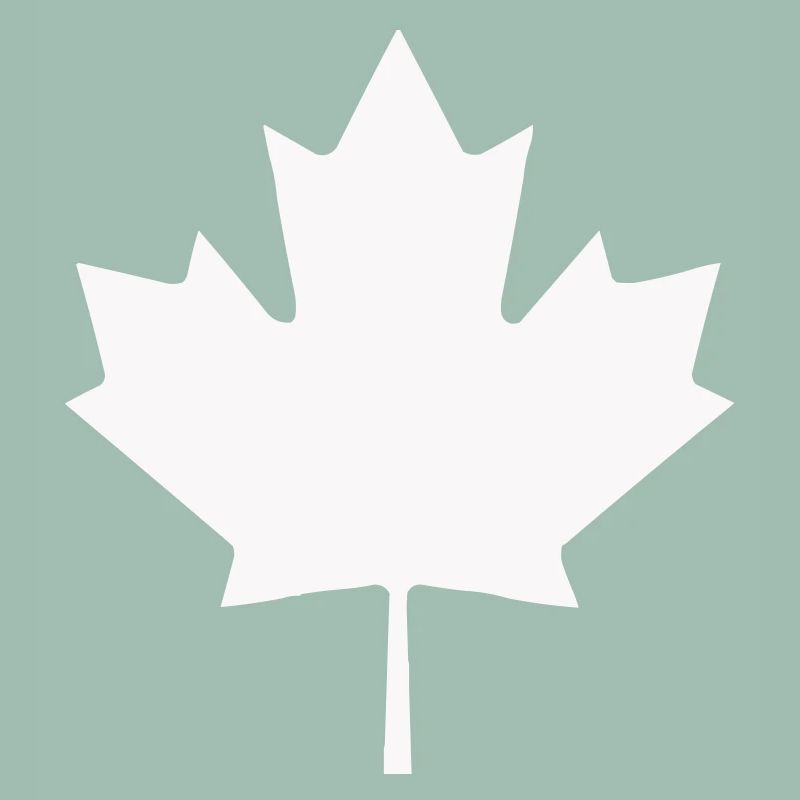 Silhouette de la feuille du Canada