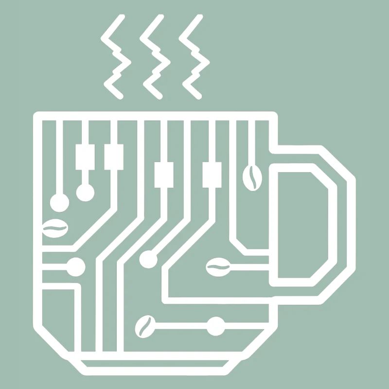 Circuit Mug Glyph Tech Brew