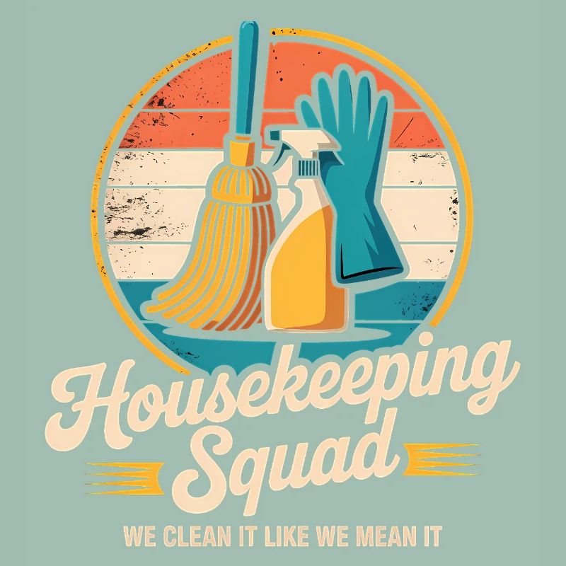 Funny Cleaning Design