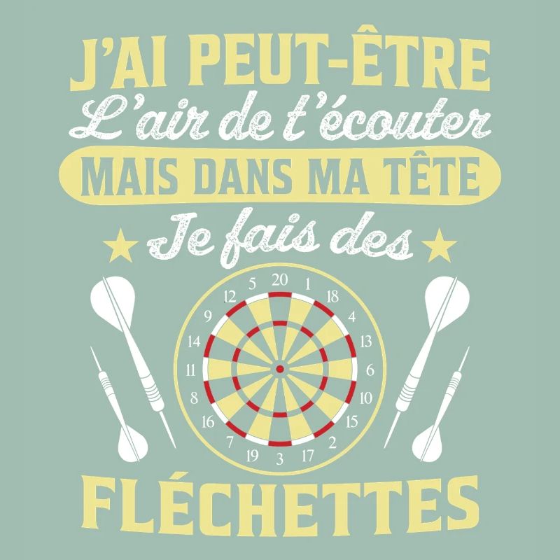  joue aux fléchettes