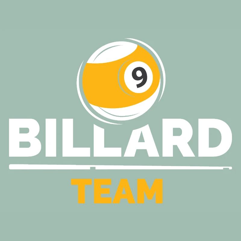 Conception du logo de l’équipe de billard à 9 boules