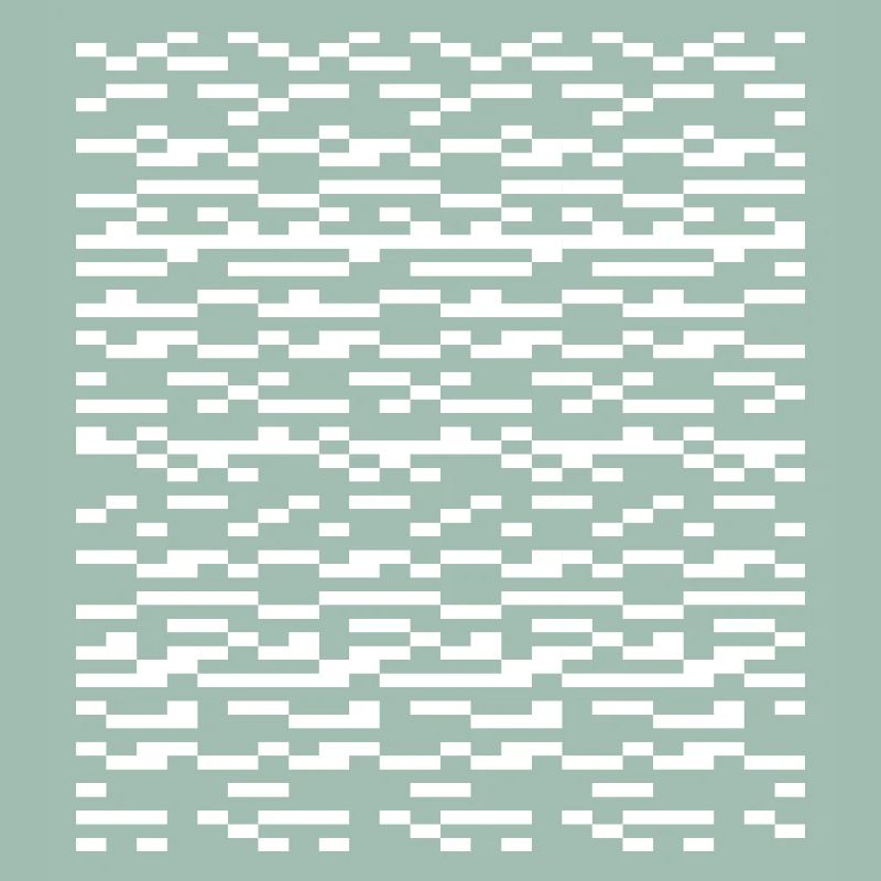Glitch Grid Monochrome Pattern