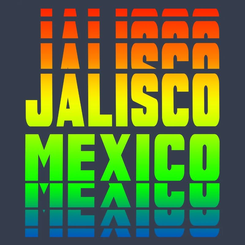 Jalisco Mexico rainbow design