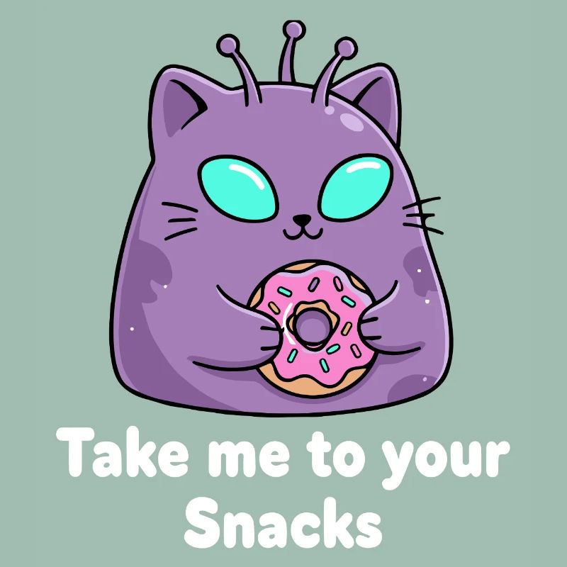 Cute Donut Cat Snack Seducer