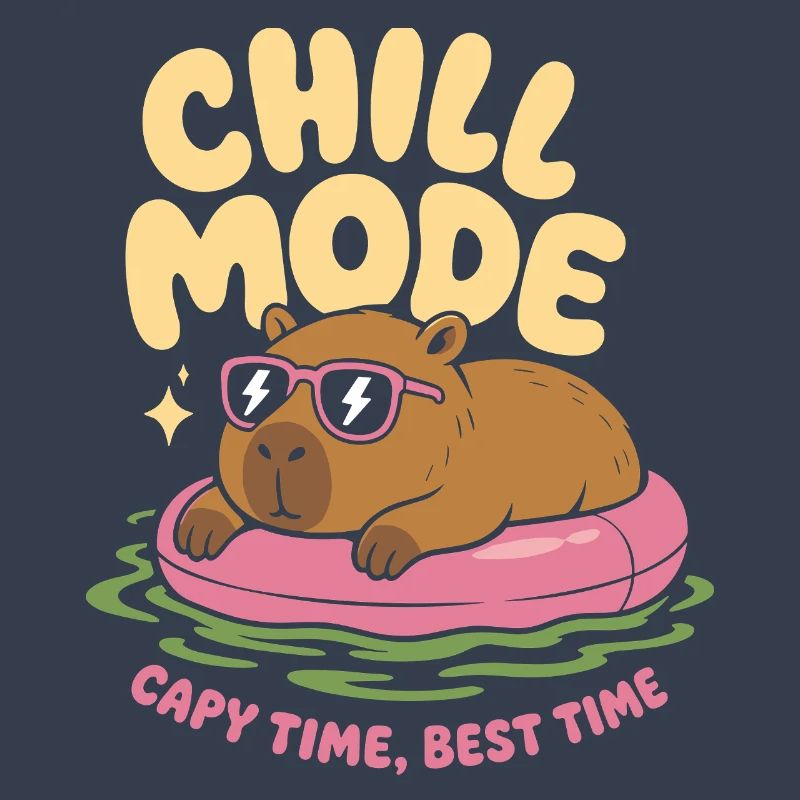 Chill Mode Capybara No Rush