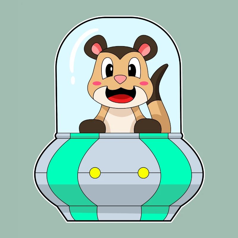 Suricates avec bateau