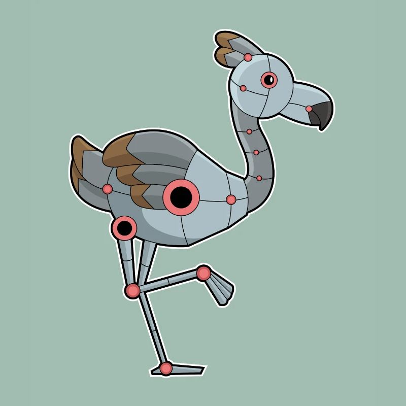 Flamingo comme robot