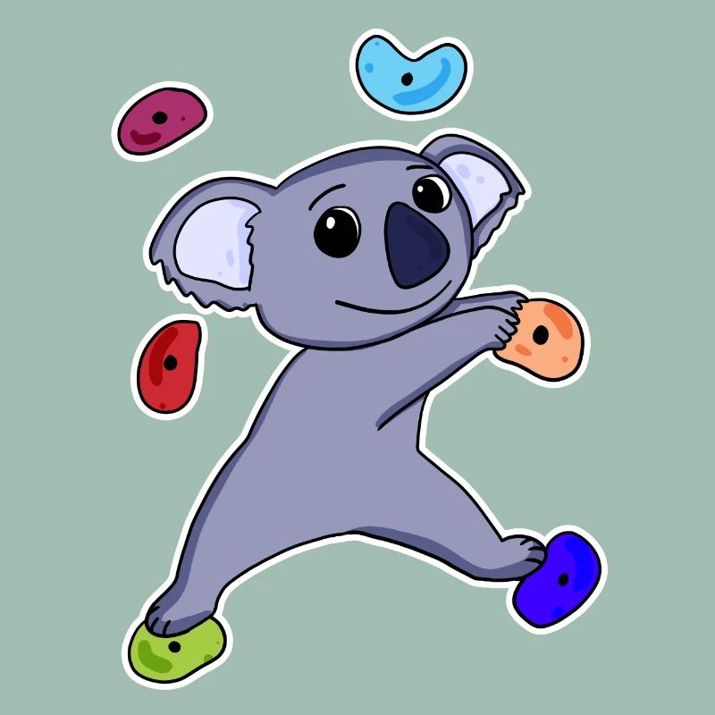 Climbing Koala