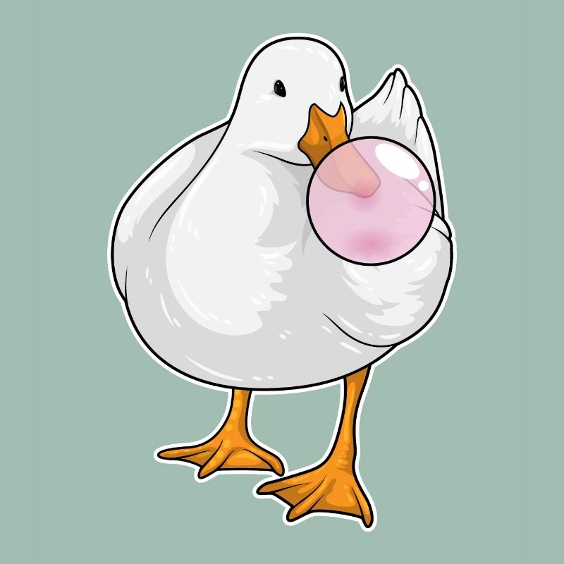 Gomme à mâcher de canard