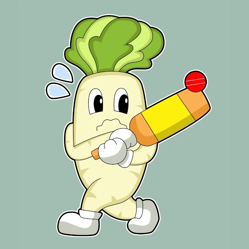 Radieschen Cricket Cricketschläger