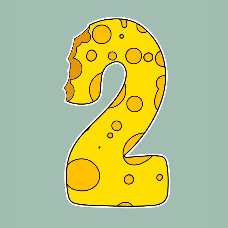 Number 2 - Two - Second