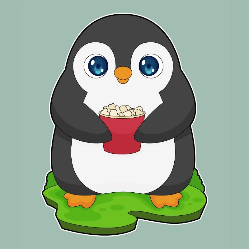 Pop-corn pingouin