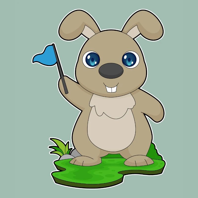 Drapeau du lapin