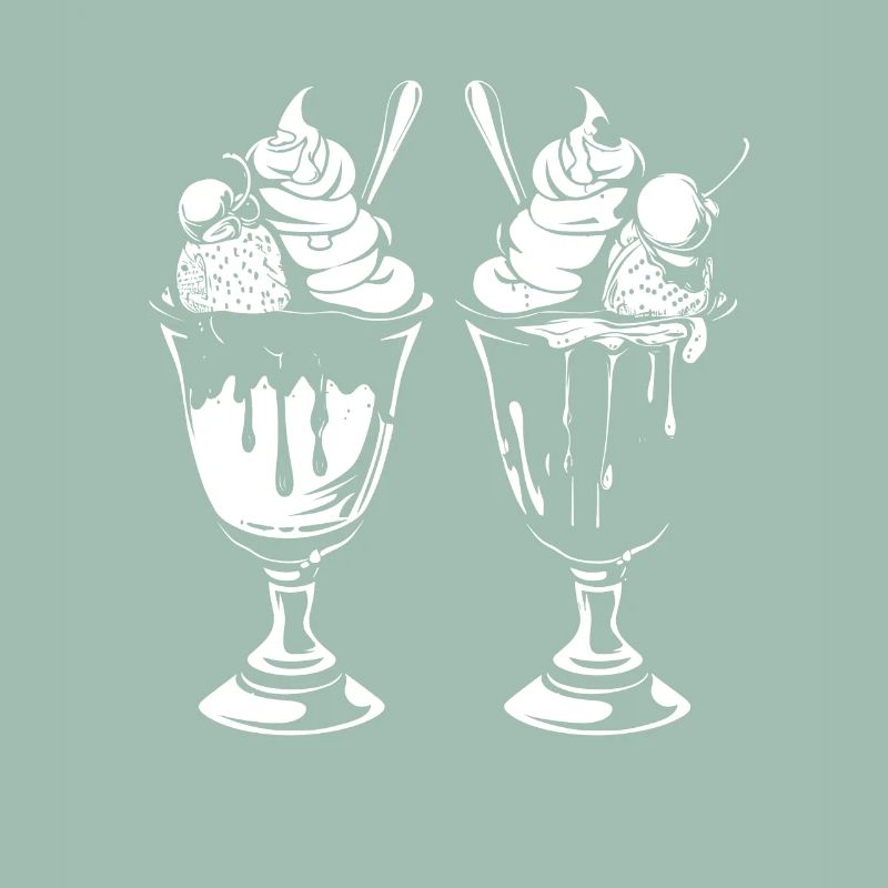 Graphique de coupe glacée