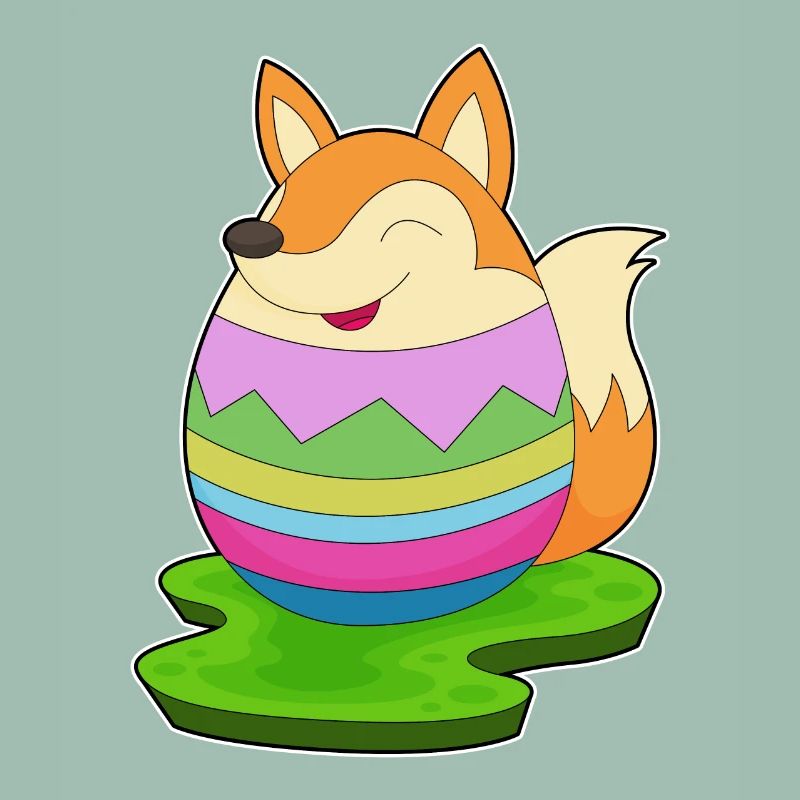 Fox Easter Easter Egg
