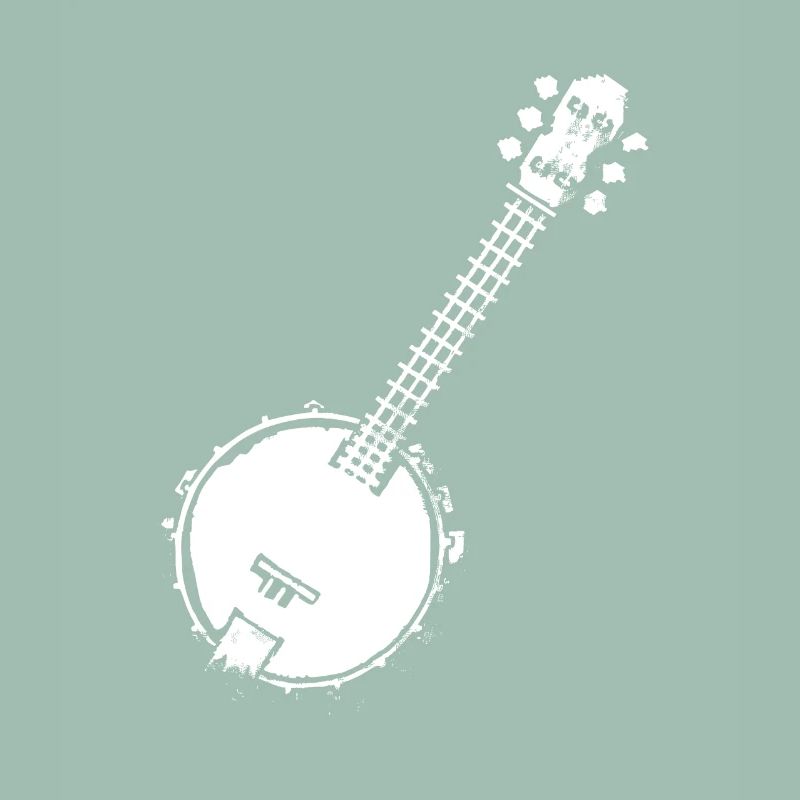 Banjo Pixel Graphic