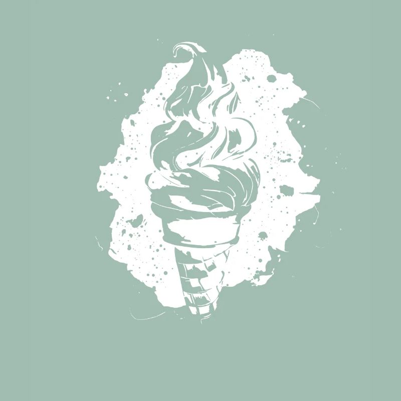 Graphique de crème glacée