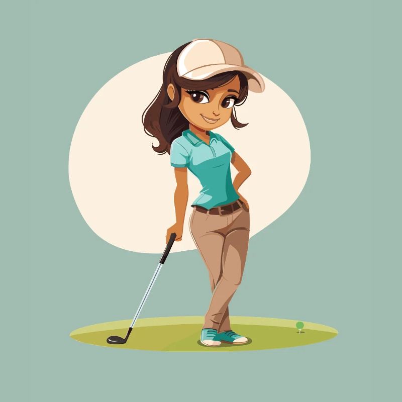 Bande dessinée golfeuse
