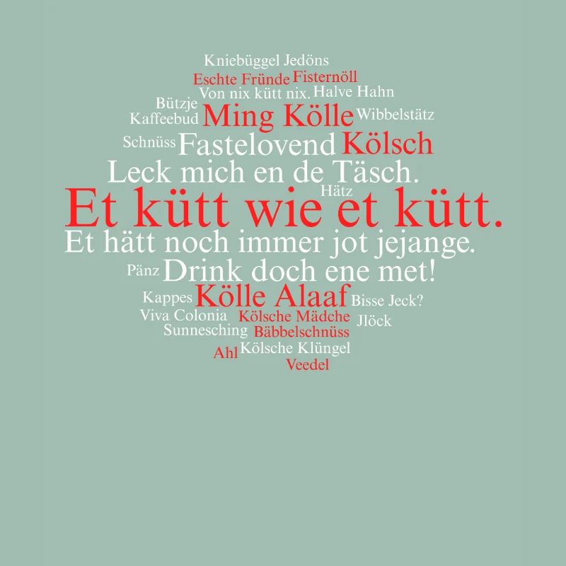 Cologne Kölsch Nuage de mots Carnaval de Cologne Alaaf Kölle