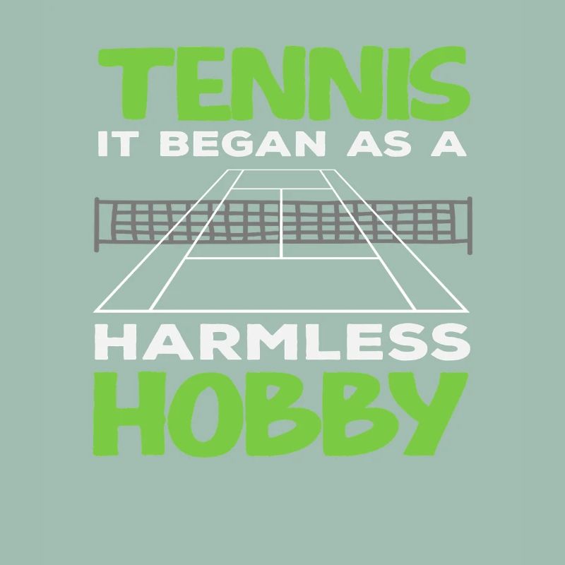 Tennis Player Harmless Hobby Fun
