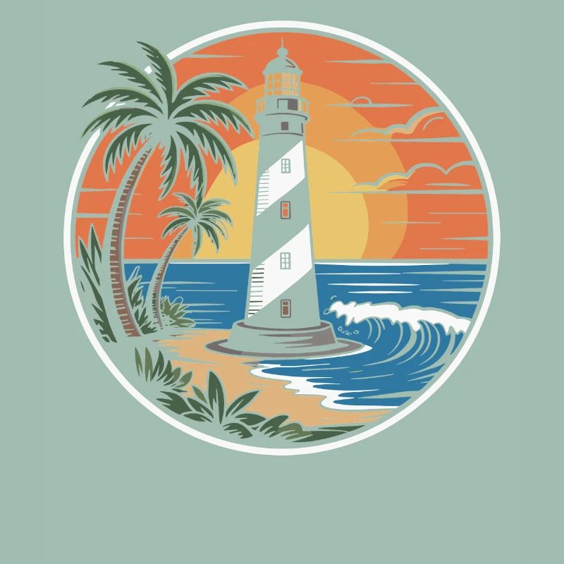 Lighthouse and sunset