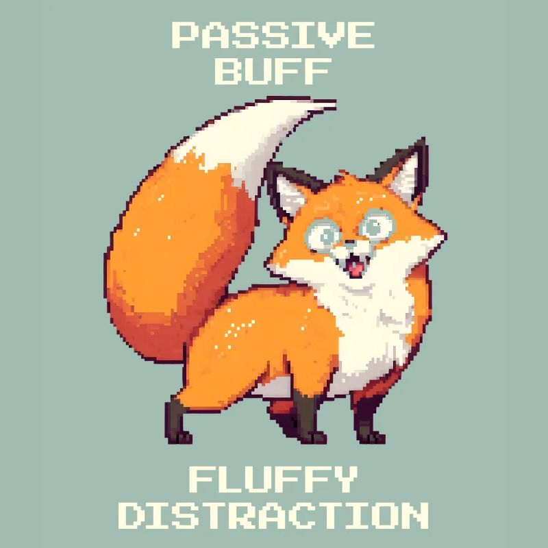 Fluffy Distraction | derpy fox