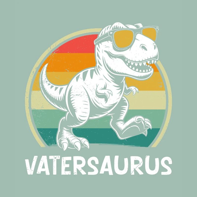 Bald Papa VATERSAURUS Retro Funny
