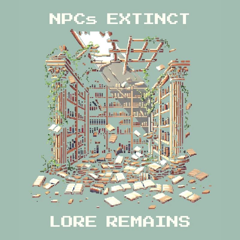 NPCs gone, lore stays | Post-apocalyptic