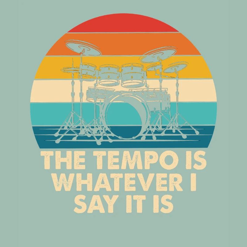 Retro Drum Tempo Rainbow