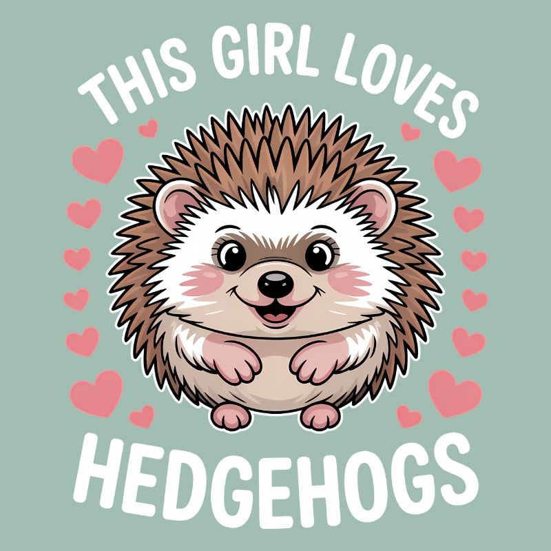 Igel Spruch Mädchen Lustiges Igel Geschenk