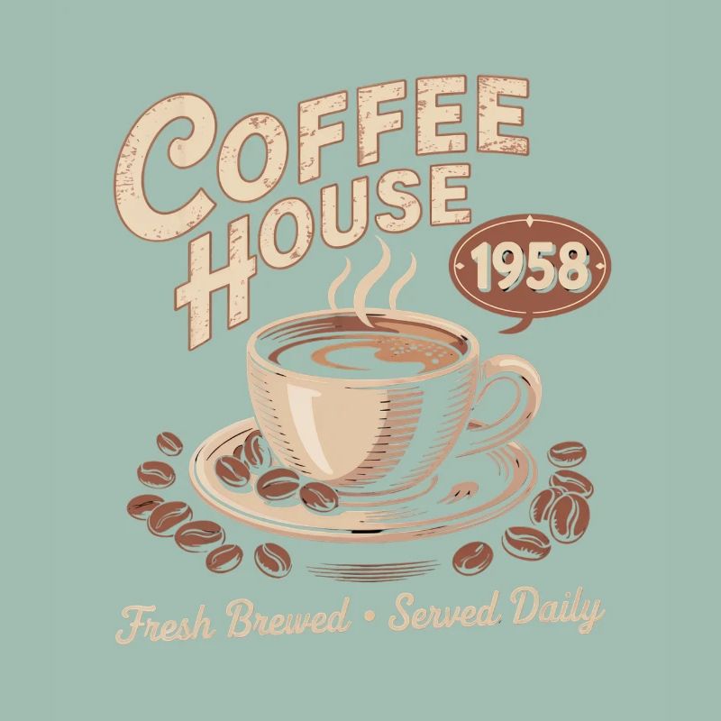 Vintage Kaffee Werbung