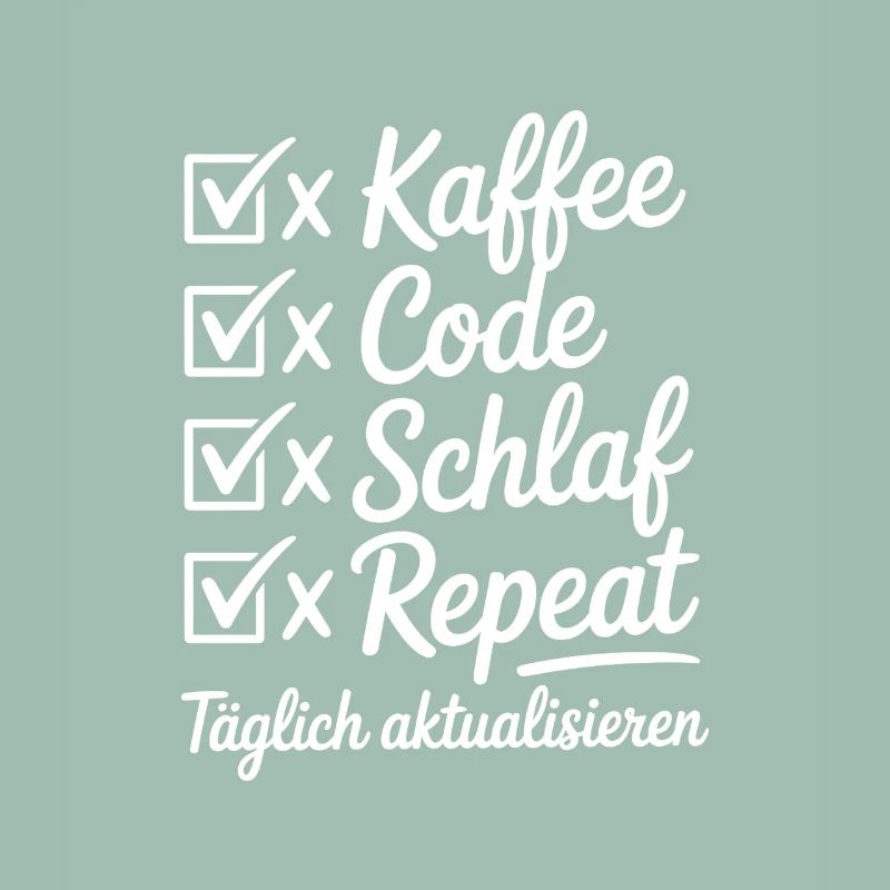 Coffee Code Sleep Repeat Daily Routine
