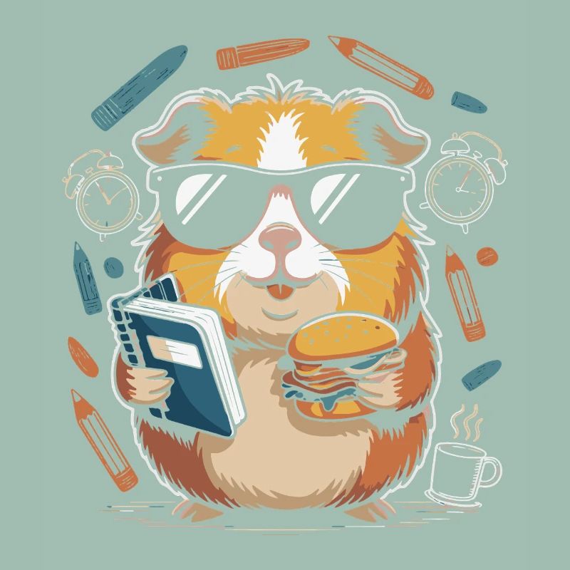Buchheld Hamster mit Burger