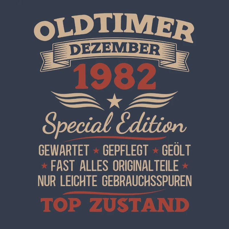 43. Geburtstag Geschenk Oldtimer Dezember 1982