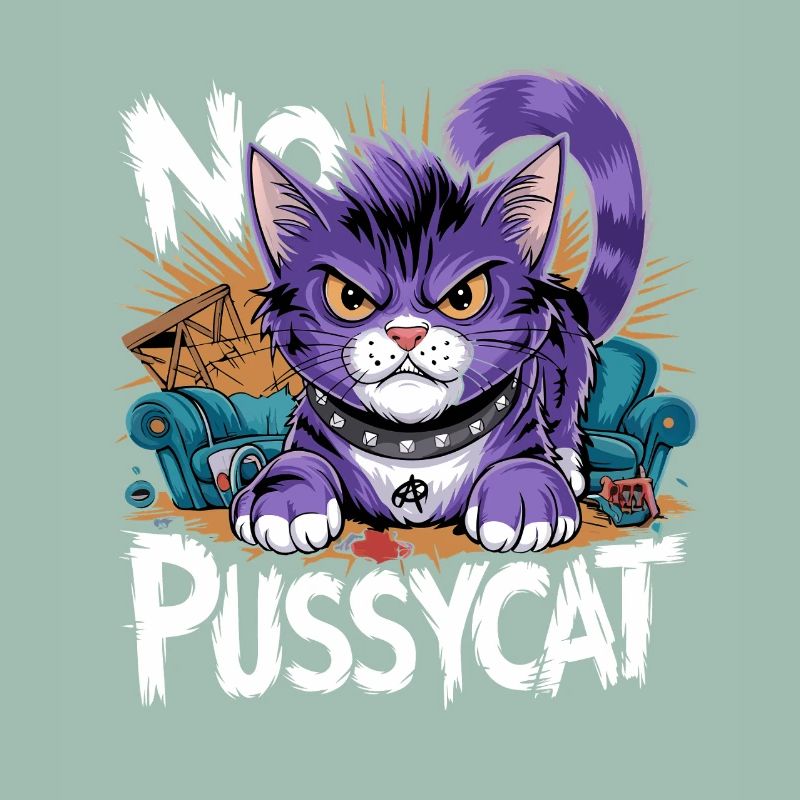 Pas de chat rebelle Chat Combattant