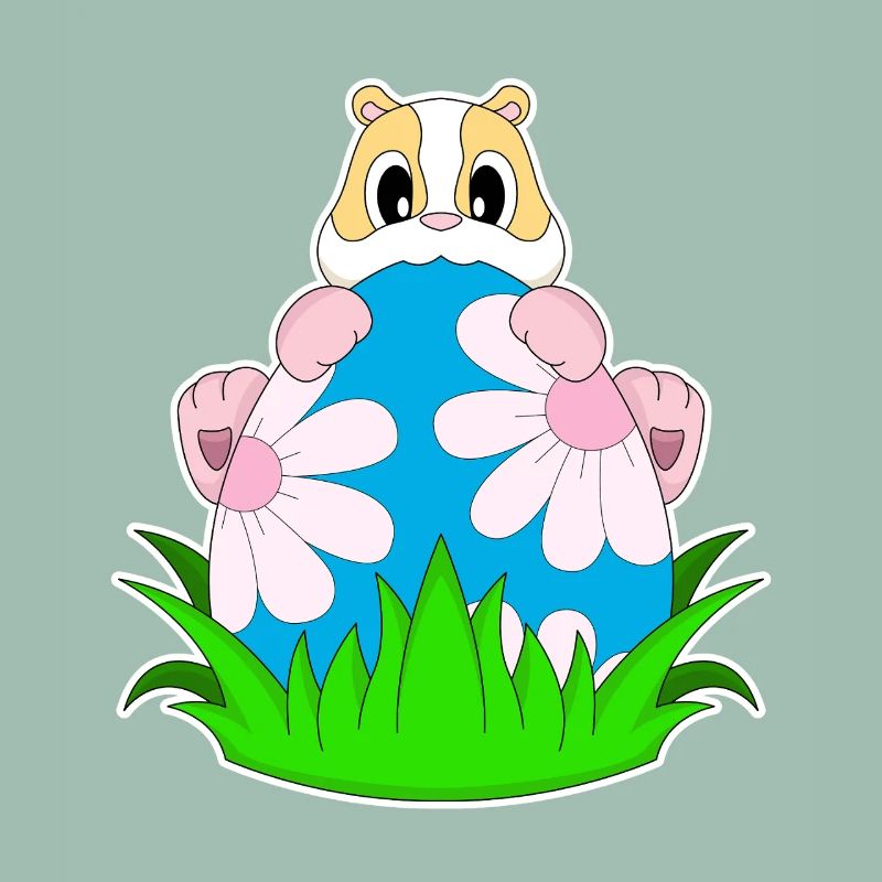 Hamster Easter Easter Egg