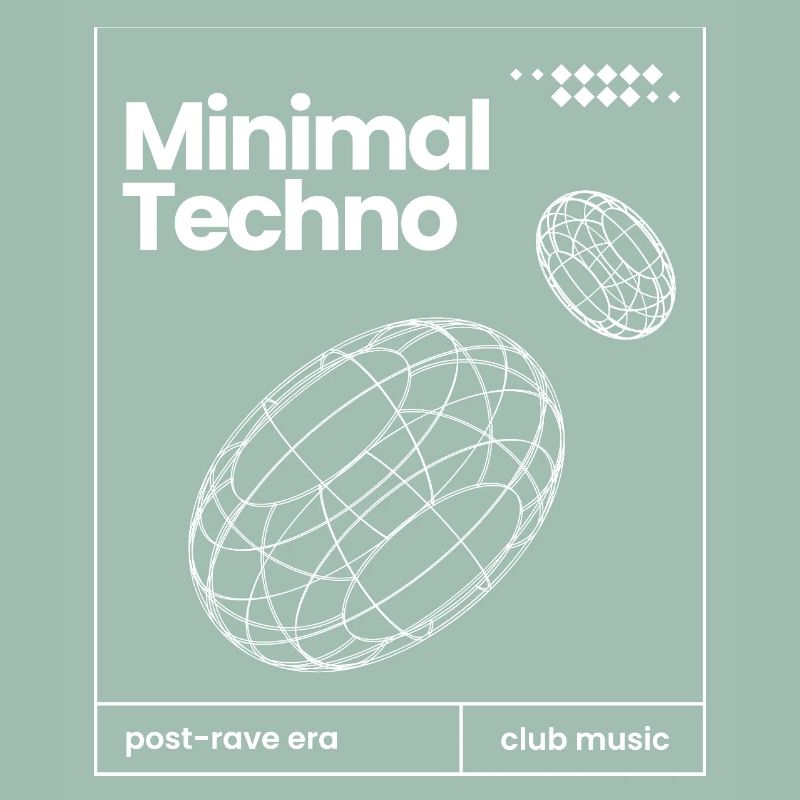 Conception minimale des sphères musicales techno